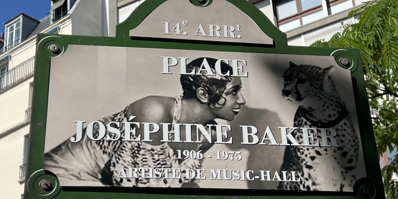 New Signage Honors Josephine Baker in Paris